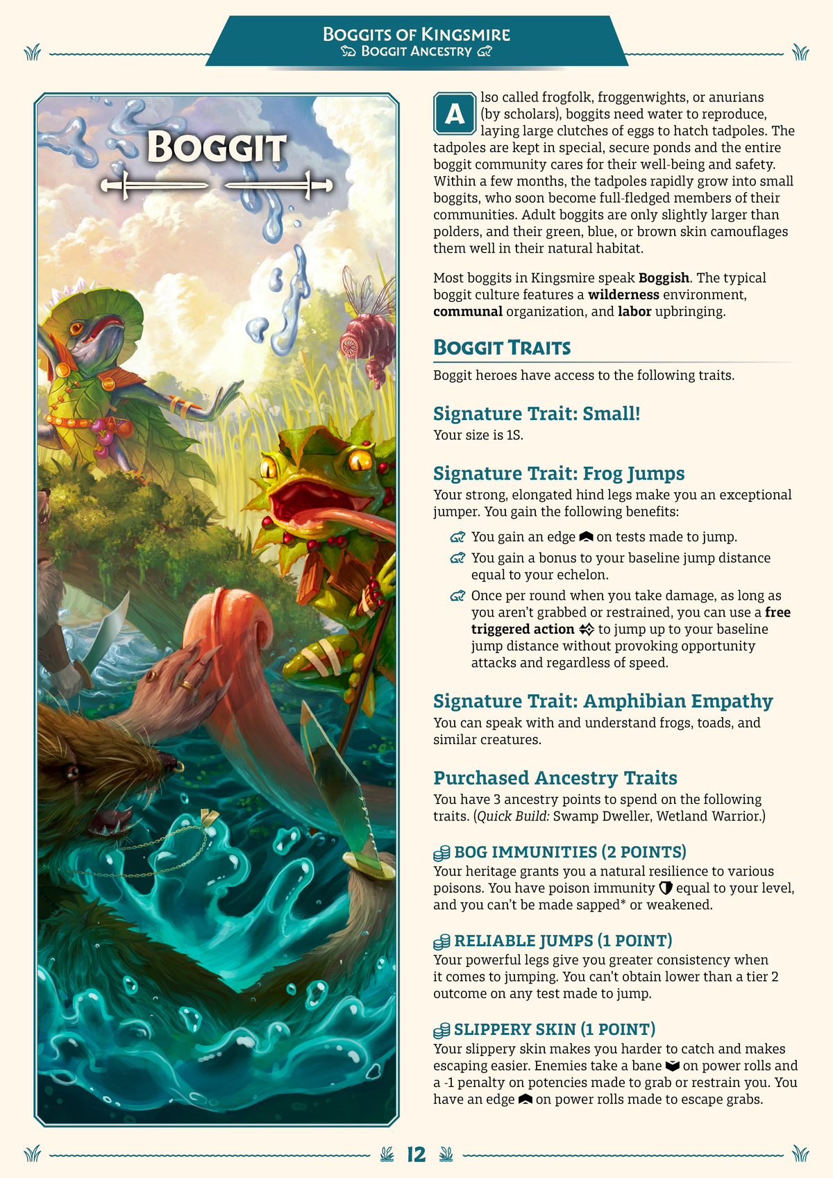 Boggits of Kingsmire: A Swampy Supplement for Draw Steel (PDF)