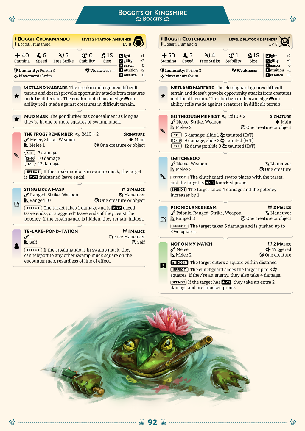 Boggits of Kingsmire: A Swampy Supplement for Draw Steel (PDF)