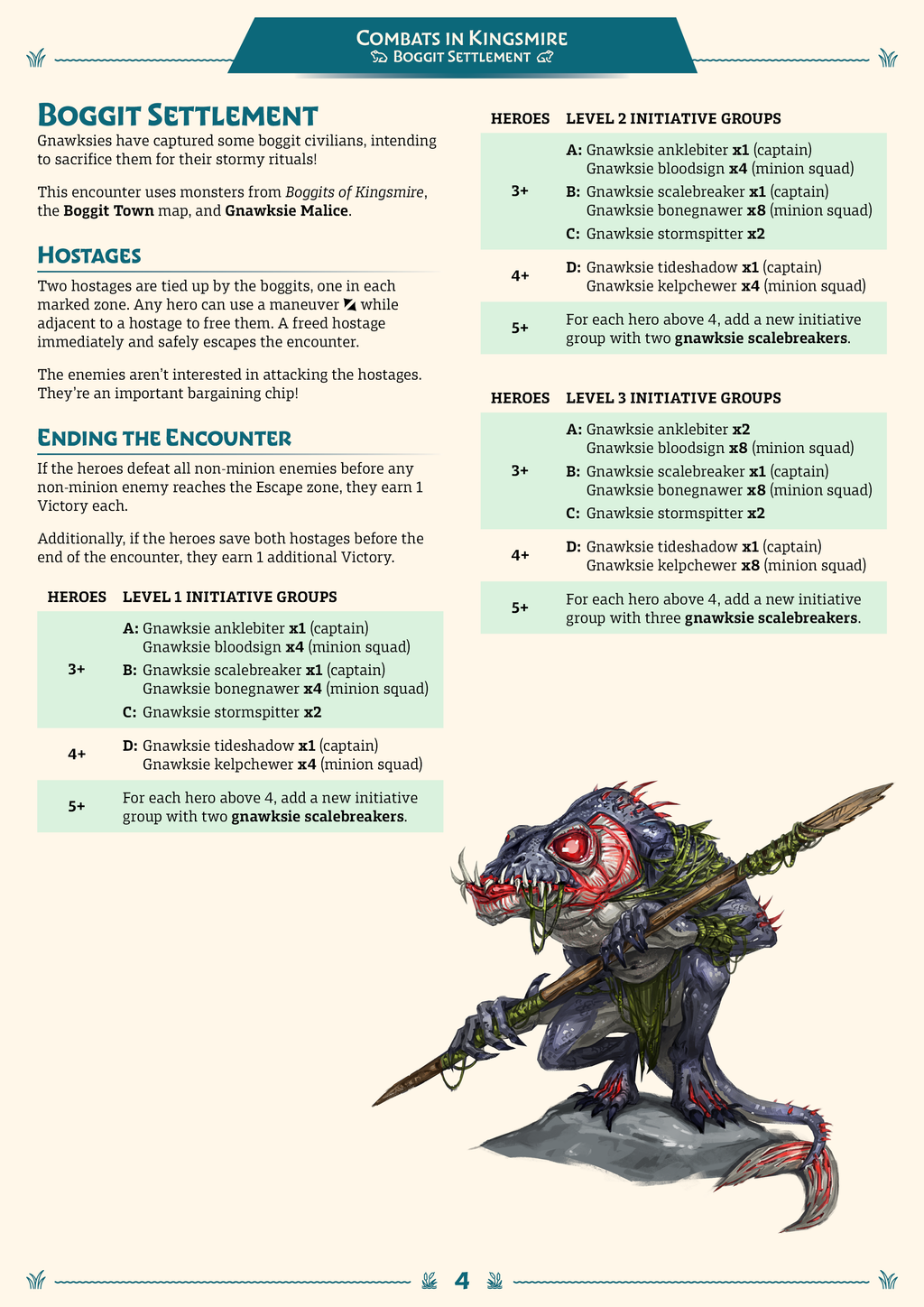Combats in Kingsmire (PDF)
