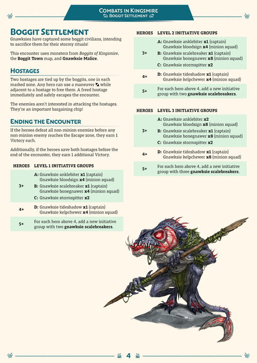 Combats in Kingsmire (PDF)