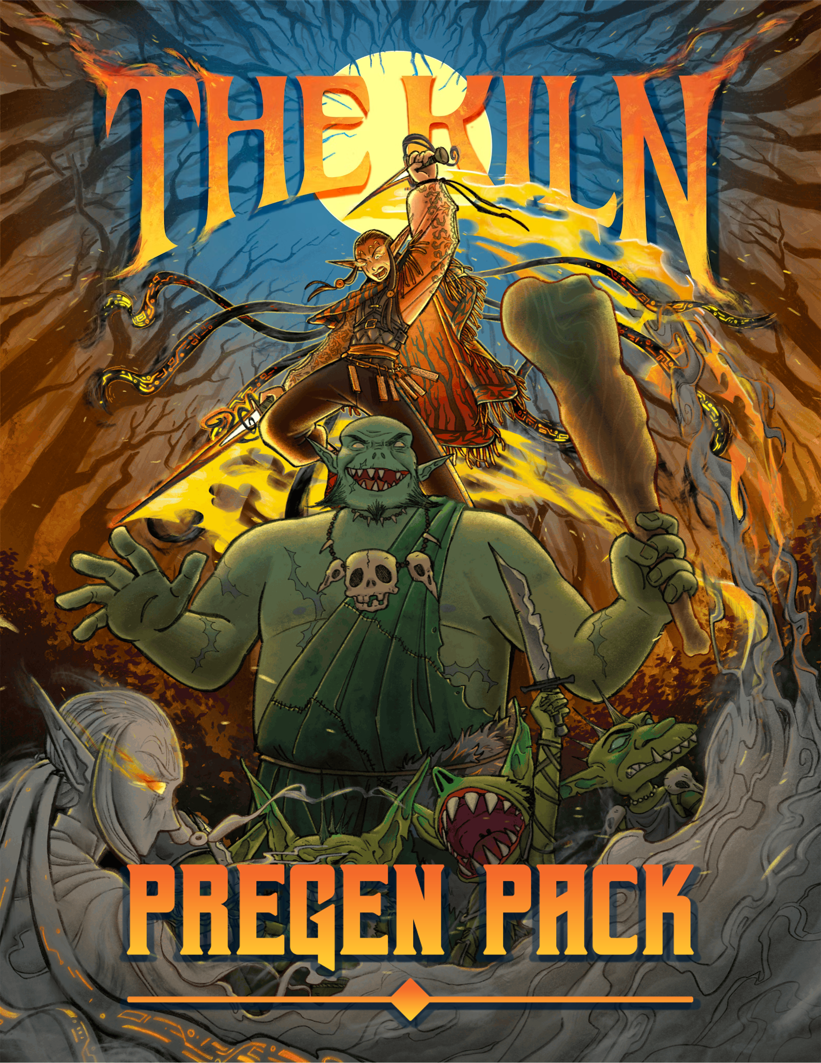 The Kiln Class Pregens Pack (Free PDFs)